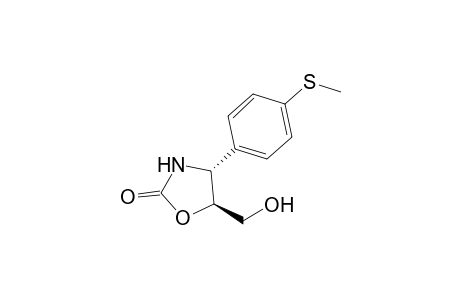 (4R,5S)-5-(hydroxymethyl)-4-(4-methylsulfanylphenyl)oxazolidin-2-one