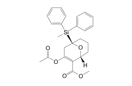 (1R,5R)-3-acetoxy-5-[methyl(diphenyl)silyl]-9-oxabicyclo[3.3.1]non-2-ene-2-carboxylic acid methyl ester