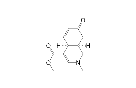 4-Isoquinolinecarboxylic acid, 1,2,4a,7,8,8a-hexahydro-2-methyl-7-oxo-, methyl ester, cis-(.+-.)-