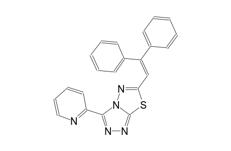 [1,2,4]triazolo[3,4-b][1,3,4]thiadiazole, 6-(2,2-diphenylethenyl)-3-(2-pyridinyl)-