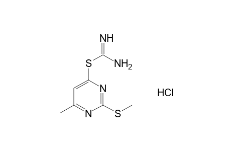 4-(amidinothio)-6-methyl-2-(methylthio)pyrimidine, hydrochloride