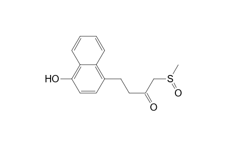 2-Butanone, 4-(4-hydroxy-1-naphthalenyl)-1-(methylsulfinyl)-