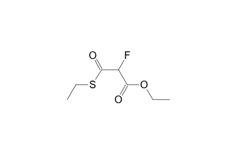 Propanoic acid, 3-(ethylthio)-2-fluoro-3-oxo-, ethyl ester