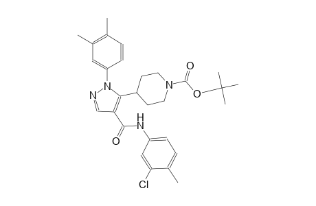 1-piperidinecarboxylic acid, 4-[4-[[(3-chloro-4-methylphenyl)amino]carbonyl]-1-(3,4-dimethylphenyl)-1H-pyrazol-5-yl]-, 1,1-