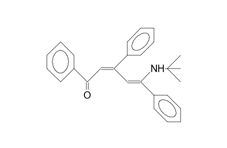 cis-5-tert-Butylamino-1,3,5-triphenyl-cis-2,4-pentadien-1-one