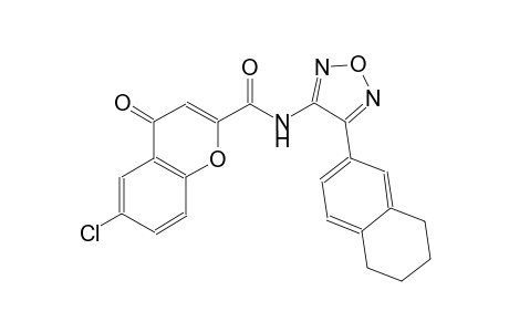 4H-1-benzopyran-2-carboxamide, 6-chloro-4-oxo-N-[4-(5,6,7,8-tetrahydro-2-naphthalenyl)-1,2,5-oxadiazol-3-yl]-