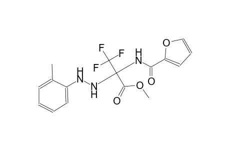 3,3,3-Trifluoro-2-[(furan-2-carbonyl)-amino]-2-(N'-O-tolyl-hydrazino)-propionic acid methyl ester