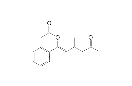 (Z)-6-Acetoxy-4-methyl-6-phenyl-5-hexen-2-one