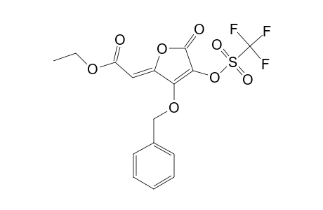 4-BENZYLOXY-5-[Z-(ETHOXYCARBONYLMETHYLIDENE)]-3-(TRIFLUOROMETHANESULFONYLOXY)-2-FURANONE