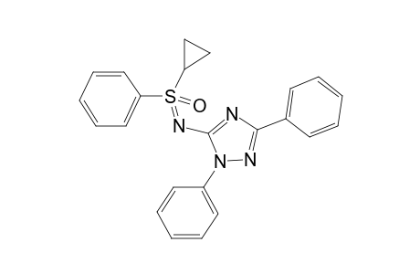 Cyclopropyl[(1,3-diphenyl-1H-1,2,4-triazol-5-yl)imino](phenyl)-.lambda.6-sulfanone