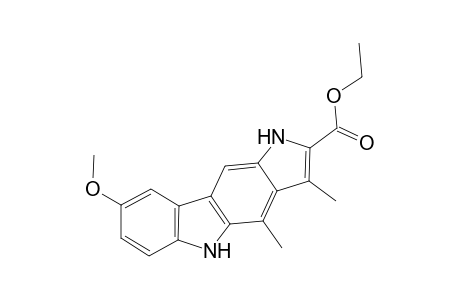 Ethyl 8-methoxy-3,4-dimethylpyrrolo[3,2-b]carbazole-2-carboxylate