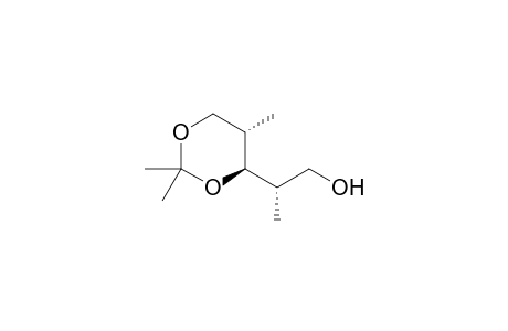 (2S)-2-[(4R,5S)-2,2,5-trimethyl-1,3-dioxan-4-yl]-1-propanol
