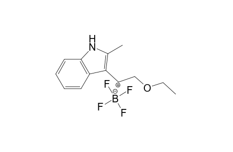 Ethoxy-methyl-(2-methylindole-3-yl)-carbenium tetrafluoroborate