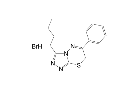 3-butyl-6-phenyl-7H-[1,2,4]triazolo[3,4-b][1,3,4]thiadiazine hydrobromide