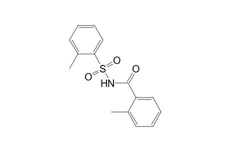 2-Methyl-N-(2-methylbenzoyl)benzenesulfonamide
