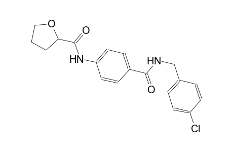 2-furancarboxamide, N-[4-[[[(4-chlorophenyl)methyl]amino]carbonyl]phenyl]tetrahydro-