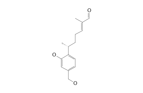 (S)-(+)-15-HYDROXYCURCUPHENOL-12-AL