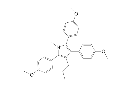 2,3,5-Tris(4-methoxyphenyl)-1-methyl-4-propyl-1H-pyrrole
