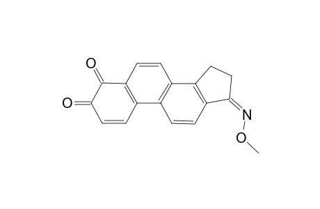 (17Z)-17-methoxyimino-15,16-dihydrocyclopenta[a]phenanthrene-3,4-dione