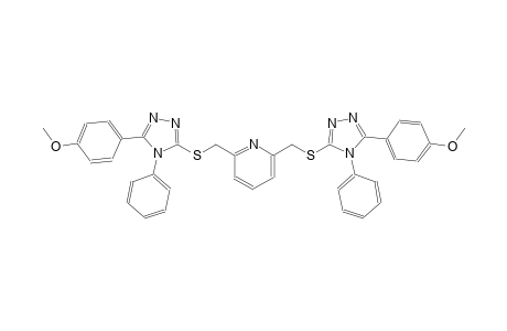 pyridine, 2,6-bis[[[5-(4-methoxyphenyl)-4-phenyl-4H-1,2,4-triazol-3-yl]thio]methyl]-