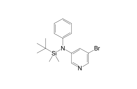 (5-Bromopyridin-3-yl)-(tert-butyldimethylsilyl)phenylamine