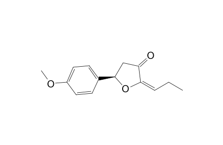 (5R)-2-[(E)-Propylidene]-3-oxo-5-(4-methoxyphenyl)tetrahydrofuran