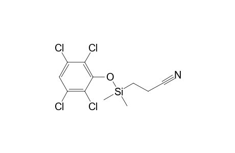 2,3,5,6-tetrachlorophenol cyanoethyldimethylsilyl ether