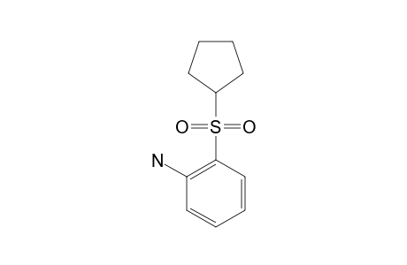 o-(cyclopentylsulfonyl)aniline