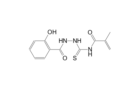 benzoic acid, 2-hydroxy-, 2-[[(2-methyl-1-oxo-2-propenyl)amino]carbonothioyl]hydrazide