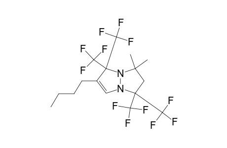 6,6-DIMETHYL-3-BUTYL-4,4,8,8-TETRAKIS-(TRIFLUOROMETHYL)-1,5-DIAZABICYCLO-[3.3.0]-OCT-2-ENE