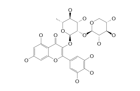 MYRICETIN-3-(2''-XYLOPYRANOSYL)-RHAMNOPYRANOSIDE