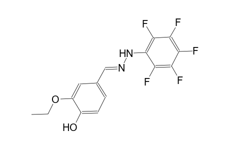 3-ethoxy-4-hydroxybenzaldehyde (2,3,4,5,6-pentafluorophenyl)hydrazone