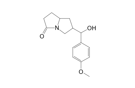 2-(1-hydroxy-p-methoxybenzyl)-pyrrolizidine-5-one