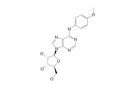 6-(PARA-METHOXYPHENYLAMINO)-9-(BETA-D-RIBOFURANOSYL)-PURINE