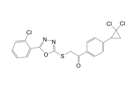 ethanone, 2-[[5-(2-chlorophenyl)-1,3,4-oxadiazol-2-yl]thio]-1-[4-(2,2-dichlorocyclopropyl)phenyl]-