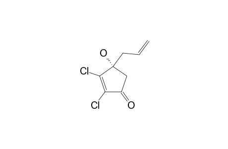 4-ALLYL-2,3-DICHLORO-4-HYDROXY-2-CYCLOPENTENONE