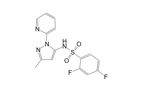 benzenesulfonamide, 2,4-difluoro-N-[3-methyl-1-(2-pyridinyl)-1H-pyrazol-5-yl]-