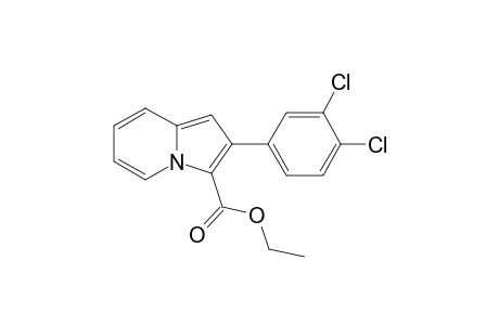 2-(3,4-dichlorophenyl)-3-indolizinecarboxylic acid ethyl ester
