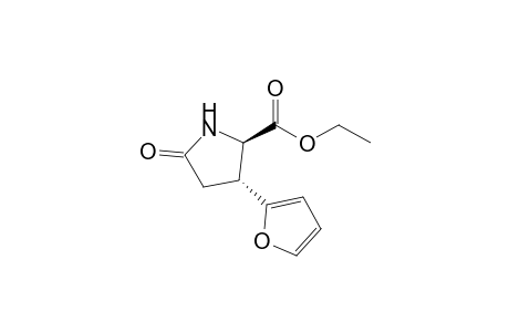(2R,3R)-3-(2-furanyl)-5-oxo-2-pyrrolidinecarboxylic acid ethyl ester
