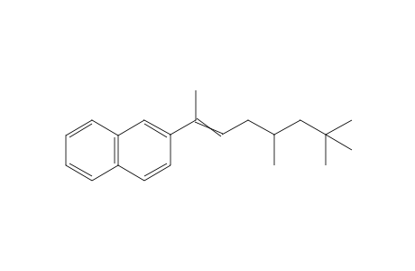 2-(5,7,7-Trimethyloct-2-en-2-yl)naphthalene
