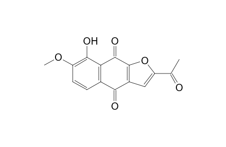 7-Methoxy-8-hydroxy-2-acetylnaphtho[2,3-b]furan-4,9-dione