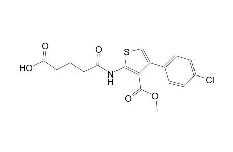 5-{[4-(4-chlorophenyl)-3-(methoxycarbonyl)-2-thienyl]amino}-5-oxopentanoic acid