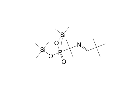 Phosphonic acid, [1-[(2,2-dimethylpropylidene)amino]-1-methylethyl]-, bis(trimethylsilyl) ester