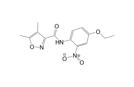 N-(4-ethoxy-2-nitrophenyl)-4,5-dimethyl-3-isoxazolecarboxamide