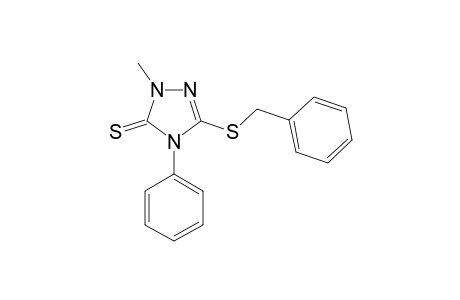 5-BENZYLMERCAPTO-2-METHYL-4-PHENYL-1,2,4-TRIAZOLINE-3-THIONE