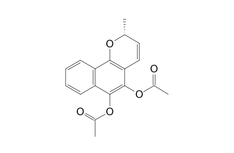 (R)-5,6-Diacetoxy-2-methyl-2H-naphtho[1,2-b]pyran