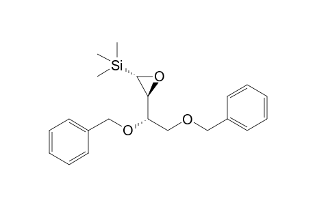 (2S,3S,4S)-1,2-O-Dibenzyl-3,4-epoxy-4-(trimethylsilyl)butane-1,2-diol