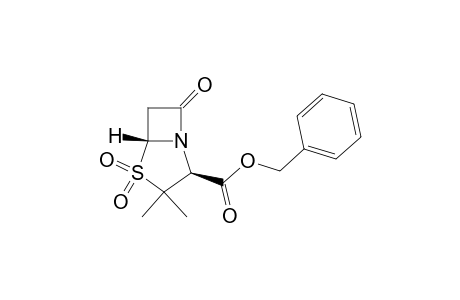 4-Thia-1-azabicyclo[3.2.0]heptane-2-carboxylic acid, 3,3-dimethyl-7-oxo-, phenylmethyl ester, 4,4-dioxide, (2S-cis)-
