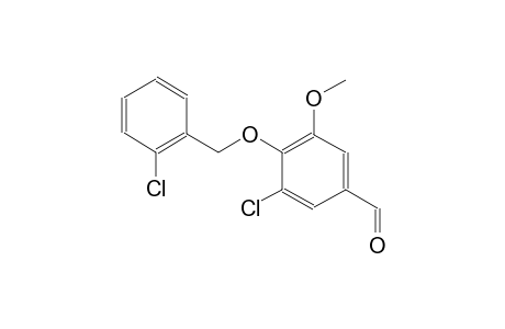 benzaldehyde, 3-chloro-4-[(2-chlorophenyl)methoxy]-5-methoxy-