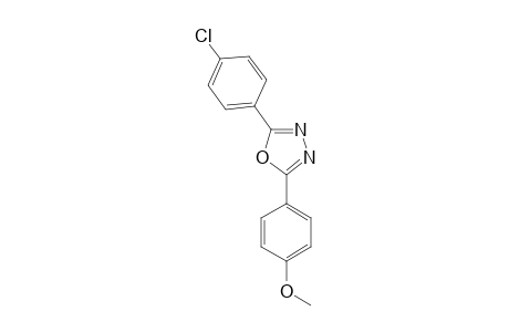2-(4-CHLOROPHENYL)-5-(4-METHOXYPHENYL)-1,3,4-OXADIAZOLE